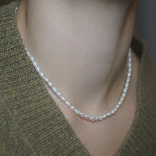 Halo Pearl Necklace